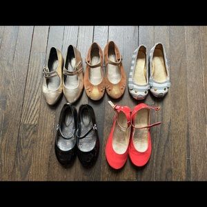 Size 29 kids ballet flats shoe bundle - Bonpoint, Marc Jacobs, Little Eric